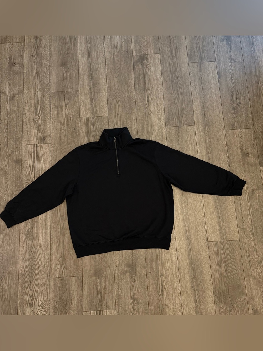 Todd Snyder Black Long Sleeve Quarter Zip Men’s XXL Pullover Sweater Jacket
